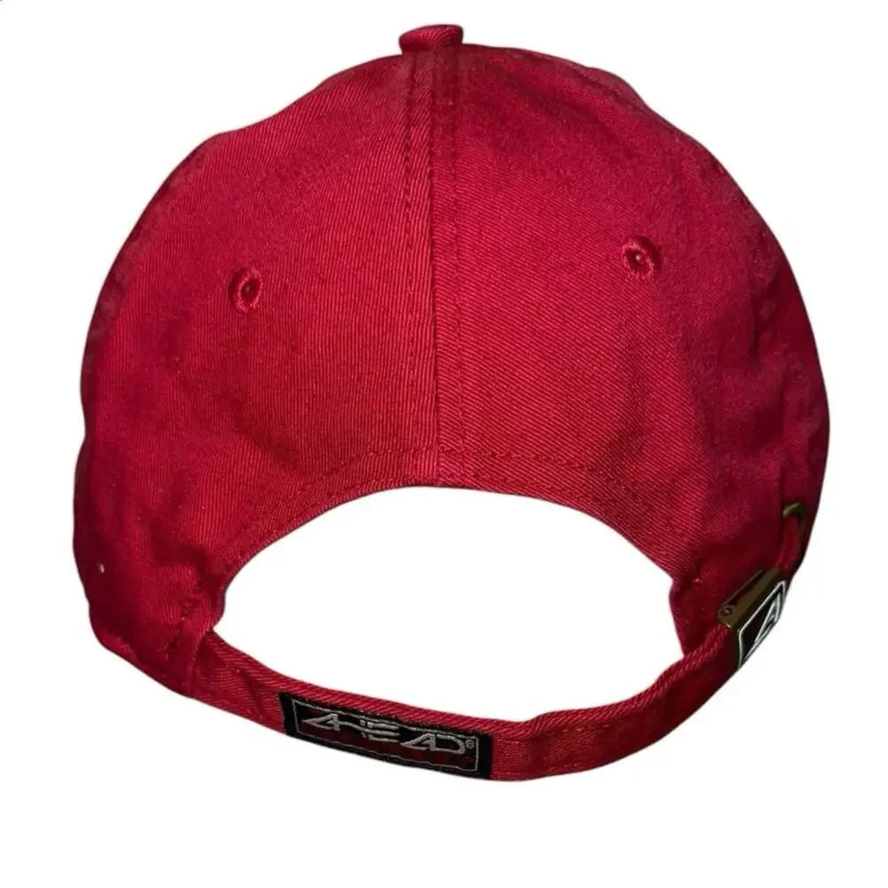 Vintage Ahead Oklahoma Sooners OU Bushwood VIII Strapback Hat Red NCAA Golf Cap